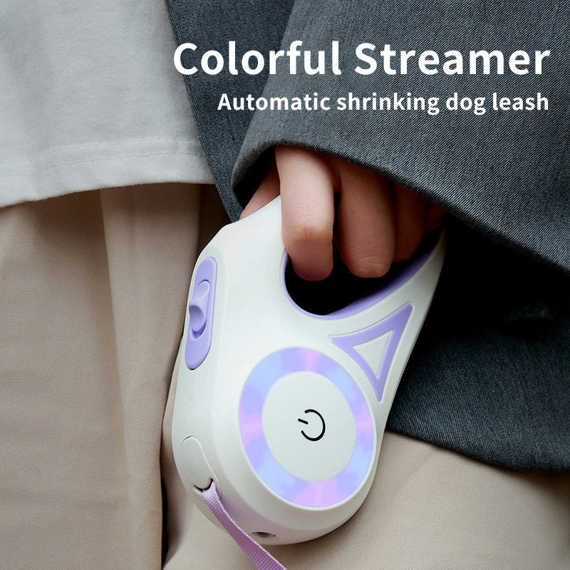 Dog Leash Retractable Leash And Dog Collar Spotlight Automatic Pet Dog Cat Traction Rope For Small Medium Dogs FETCHIC Product