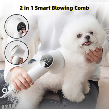Smart Fetchic Hair Dryer Dog Golden Retriever Cat Grooming Hairdressing Blow & Comb Silent No Harm Fetchic Cleaning Supplies